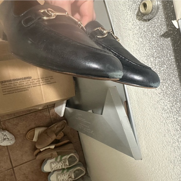 LINEA PAOLO Nordstrom Women’s Gold Bit & Black 100% Leather Loafers Size 10 $160 - Picture 14 of 15